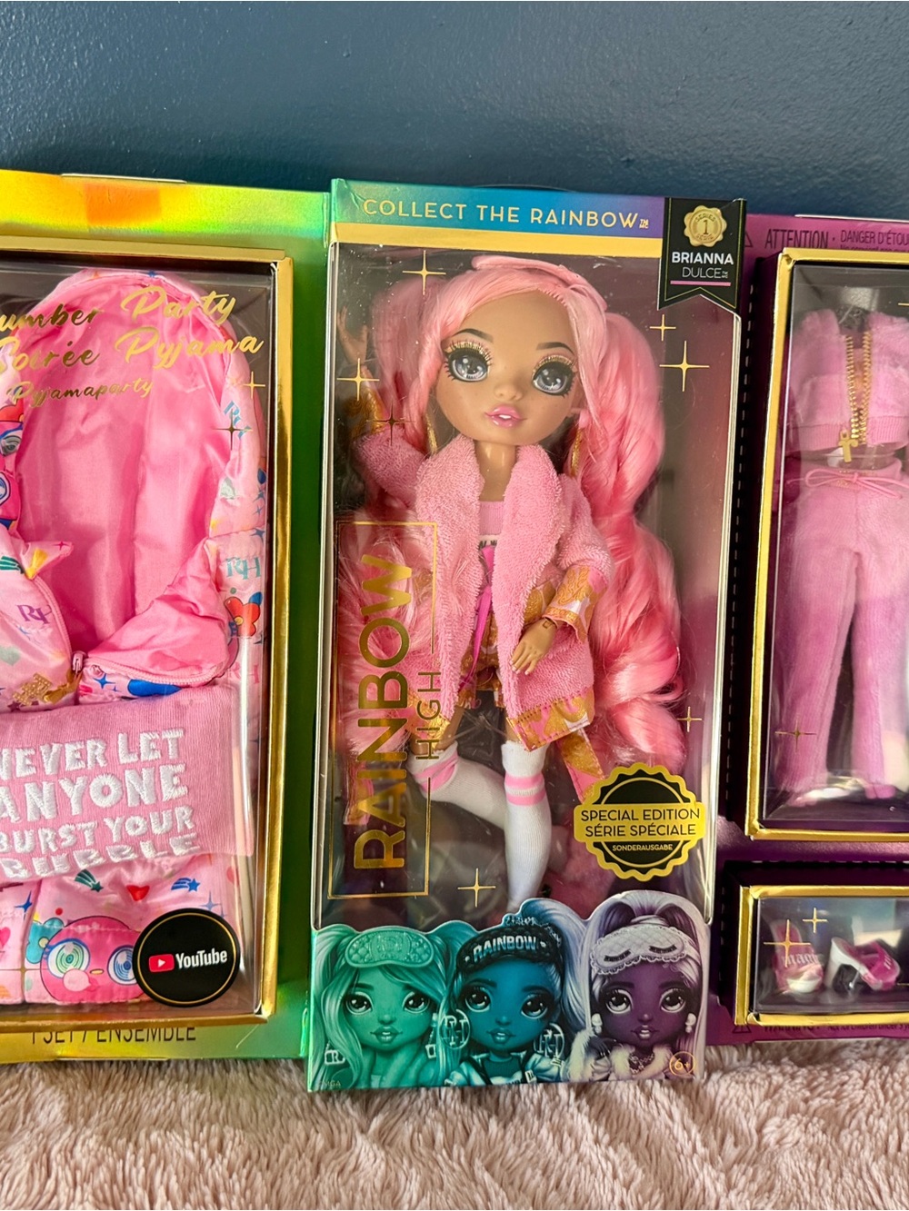 Rainbow High Brianna Dulce Pink Doll Jacket - Special Edition
